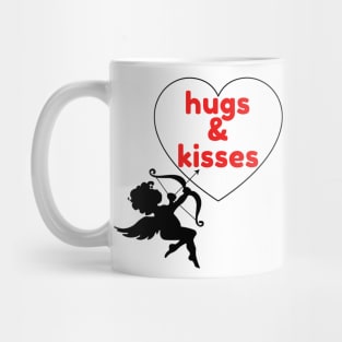 Hugs& Kisses from Cupid Mug